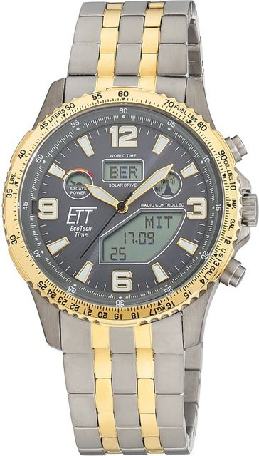 ETT Eco Tech Time Chronograph, Solar, Titan, 45 mm, Herren - Bild 1