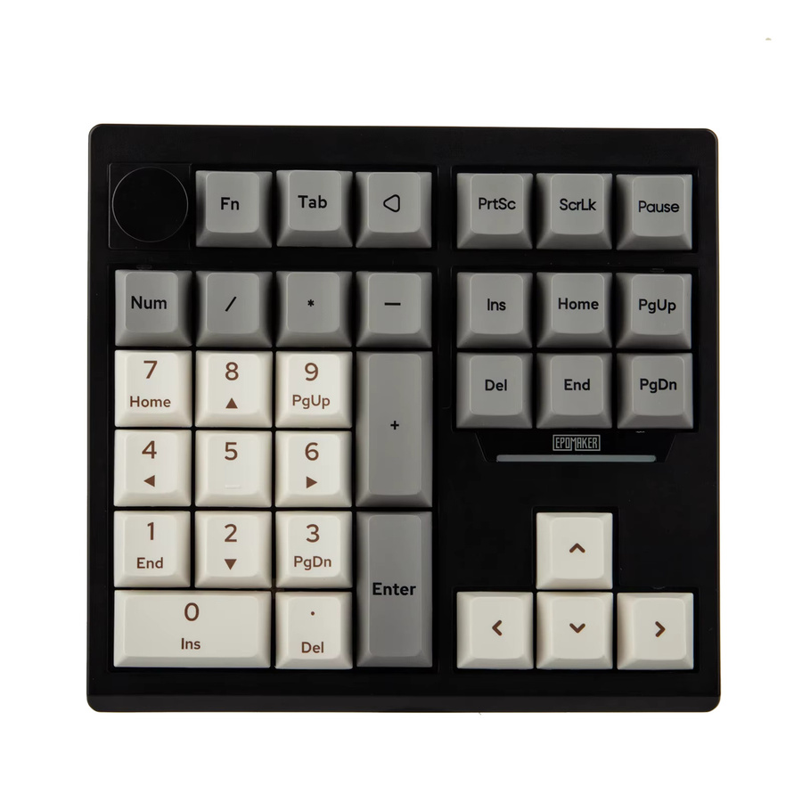 EPOMAKER TH33 Mechanisches Numpad mit QMK/VIA, Hot-Swap, Bluetooth, 2,4 G und Kabel, Schwarz/Grau - Bild 7