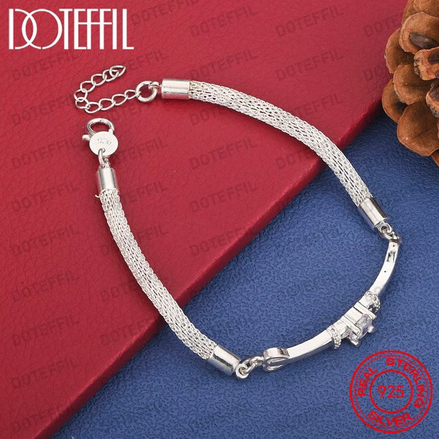 DOTEFFIL Armband 925 Silber, Zirkonia, Damen - Bild 1