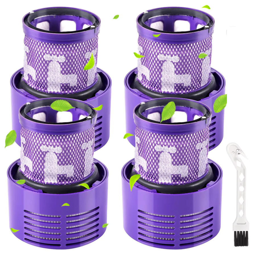 4er-Pack Waschbare Ersatzfilter für Dyson V10 SV12 in Purple - Bild 2