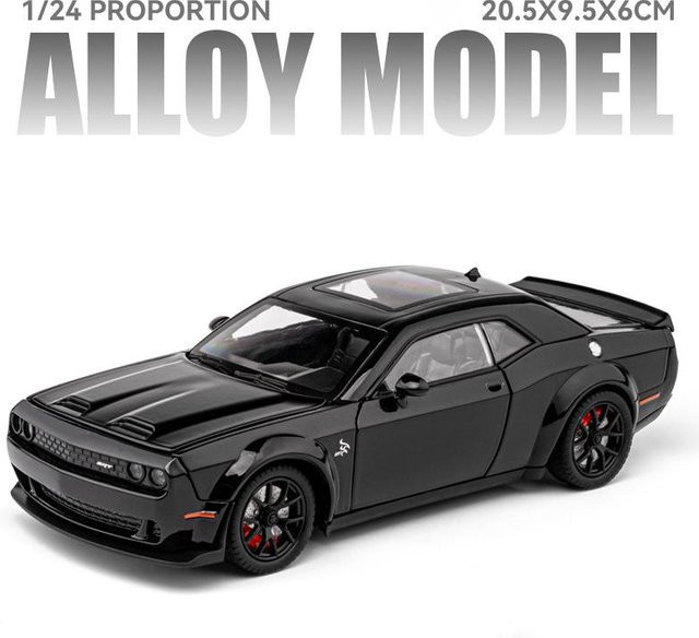 Platinum Challenger, Muscle Car Modell, 1:24, mit Sound und Licht, ab 14 Jahren - Bild 1