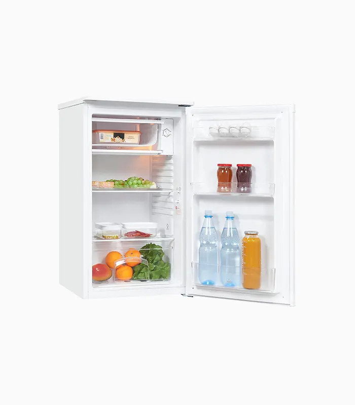 Exquisit Kühlschrank KS116-0-040F in Weiss mit Zero Degree Zone, LED-Innenbeleuchtung und Flaschenregal, Standgerät, B/T/H: 59,5 x 60,0 x 148,5 cm - Bild 1