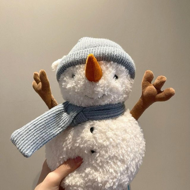 Binchi Keji Travel Sami Schneemann Plüschtier, 10cm, grau, ab 4 Jahre - Bild 1