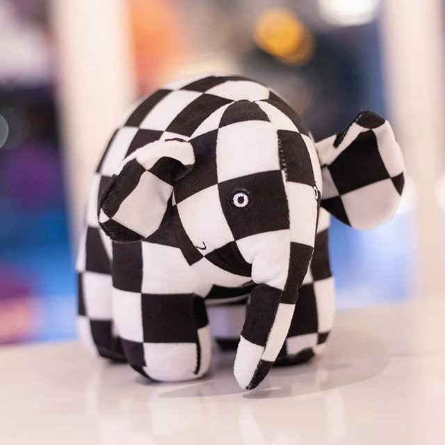 Elmer Der Elefant Figur Plüschtier, Stofftier, ab 14 Jahren - Bild 1
