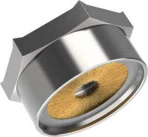 lapp Add-on SKINTOP-BRUSH-ADD-ON-M20 EMV Abschirmung aus vernickeltem Messing in Silber - Bild 1