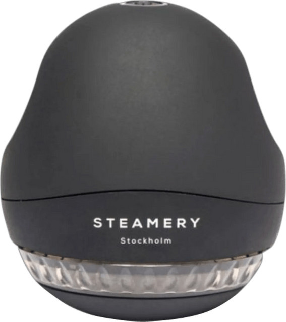 Steamery Pilo Fusselrasierer in Mattschwarz mit Bürstenaufsatz und Akkubetrieb - Bild 1