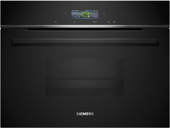 Siemens IQ700 Elektro-Backofen mit Dampfgarer CD714GXB1 in Schwarz