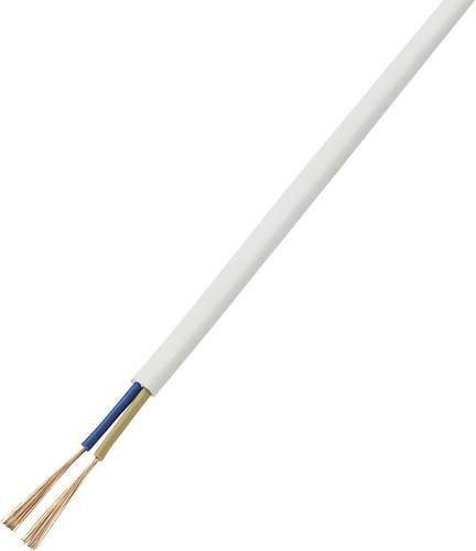 TRU Components Anschlussleitung 2 x 0,75mm² Weiß 20m - Bild 1