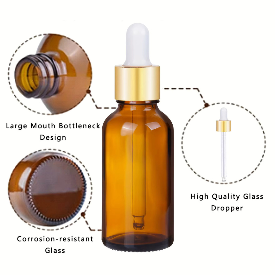 MUB Glas-Tropfflaschen, 30 ml, 24 Stück mit 6 Zubehörteilen - Bild 2