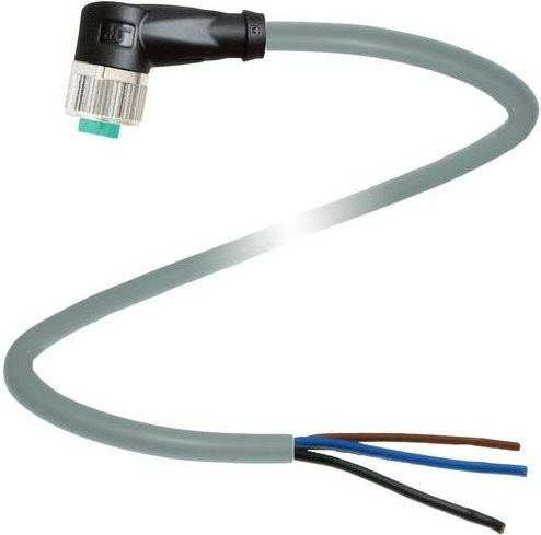 Pepperl+Fuchs Sensor-Aktor-Steckverbinder konfektioniert, Polzahl 3, Farbe: grau, Länge: 1,5 m - Bild 1