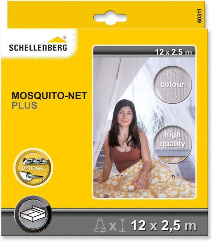 Schellenberg Moskitonetz PLUS weiß B: 2,5 m x L: 12 m - Bild 2