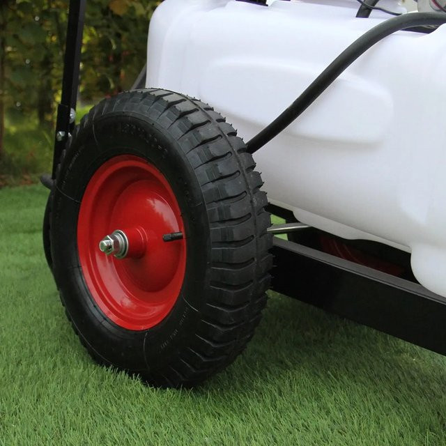 Monstershop Sprühgerät Anhänger 12V mit 60L Fassungsvermögen in Weiß - Bild 1