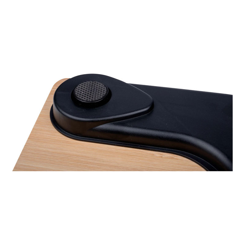 Digitale Personenwaage Grundig aus Bambus in Braun und Beige, B/L: 28 x 28 cm - Bild 3