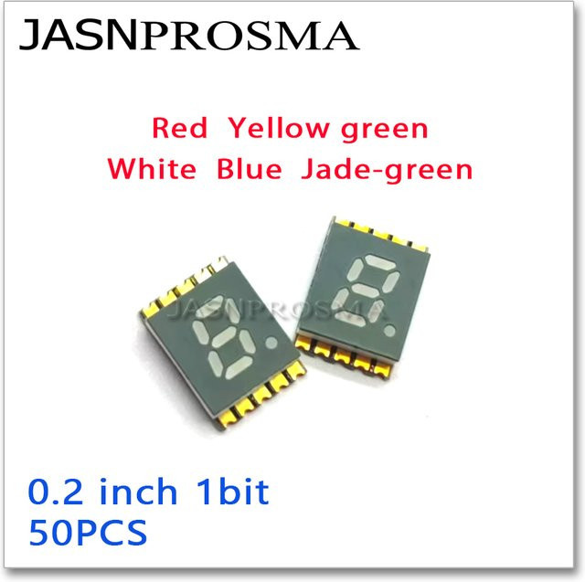 JASNPROSMA 7-Segment Digitalanzeige SMD Digitalröhre LED-Bildschirm 0,2 Zoll in Weiß - Bild 1