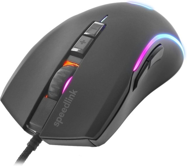 Speedlink Zavos RGB Gaming Maus in Schwarz mit 3200 DPI - Bild 1
