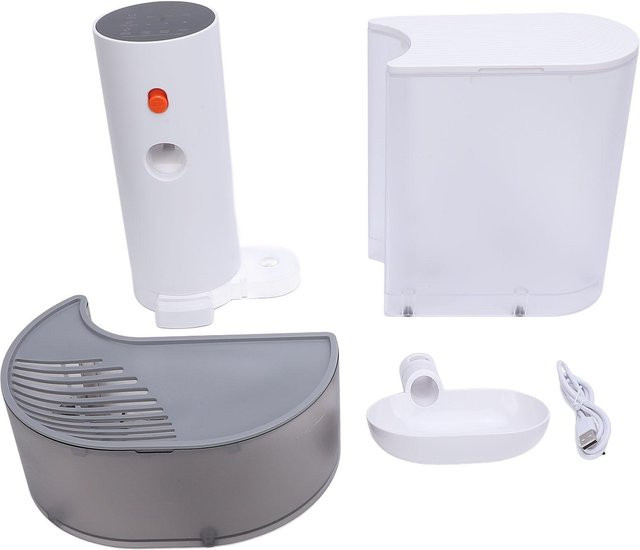 Kabelloser Katzenbrunnen von aimo in White mit 3L Fassungsvermögen, ultra leise und wiederaufladbar mit 2000mAh Akku - Bild 1