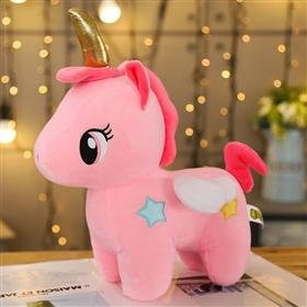 Yiran Health & Beauty Einhorn Plüschtier, Bunt / Mehrfarbig, Rosa / Pink, 20cm - Bild 1