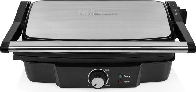 Tristar GR-2852 Elektro Kontaktgrill in Schwarz mit Edelstahl-Design - Bild 2