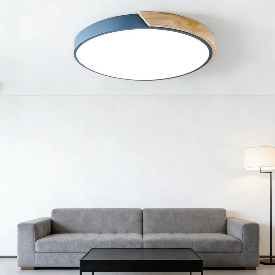 Moderne LED-Deckenleuchte DAMIASMIL in Weiß, runder Kronleuchter für Wohnzimmer, Schlafzimmer und Büro - Bild 2