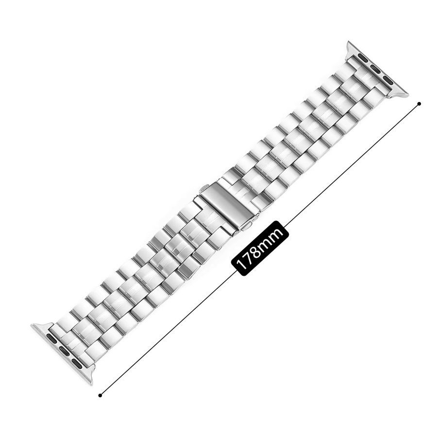 CAOWTAN Uhrenarmband Edelstahl, Silber - Bild 5