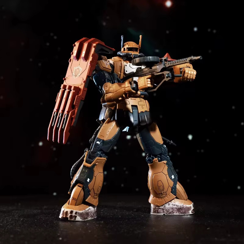 Bandai HG 1/144 MS-06F Zaku II F Type Solari RFV 254 Requiem For Vengeance, Bausatz-Modell, Actionfigur - Bild 2