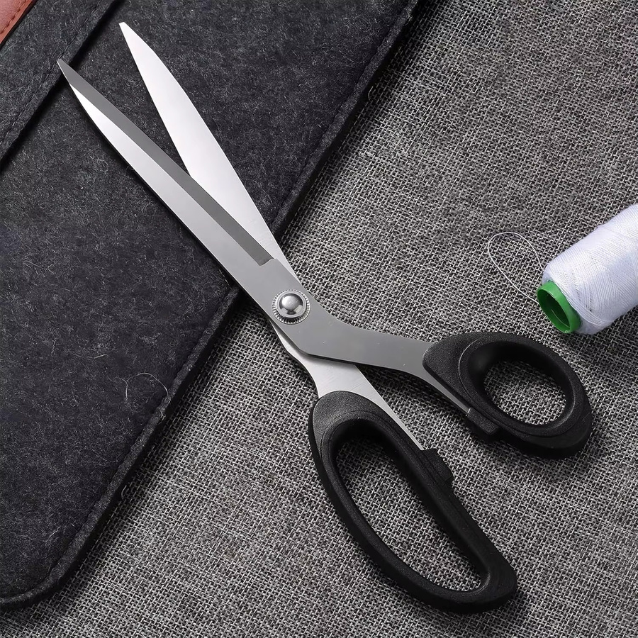 Robuste 10-Zoll Stoffschere aus Edelstahl für Kleidung, Leder und Spezialstoffe - Bild 4