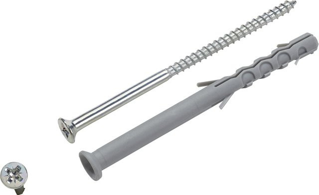 LUX-TOOLS Fensterrahmendübel aus Nylon in Grau, Durchmesser: 8 mm, Länge: 100 mm, 6 Stück - Bild 1