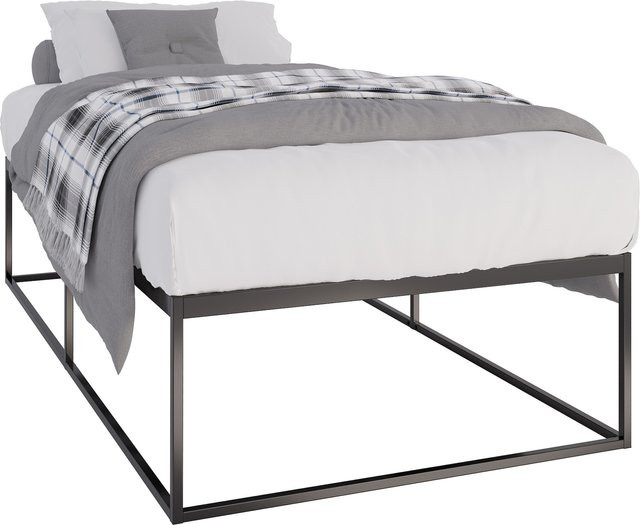 CLP Metallbett Scala mit Lattenrost in Schwarz Matt - Bild 1