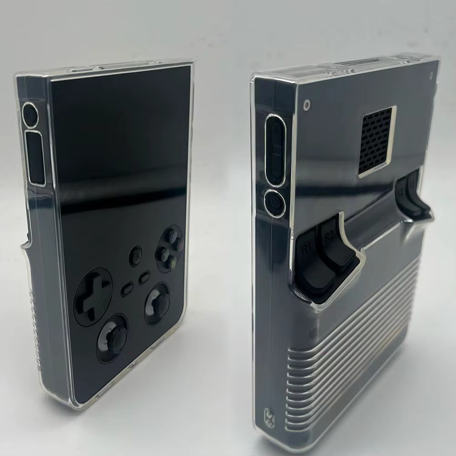 Anbernic Transparente TPU-Schutzhülle für RG477V und RG470V Retro-Handheld-Spielkonsolen, rutschfest und sturzsicher - Bild 5
