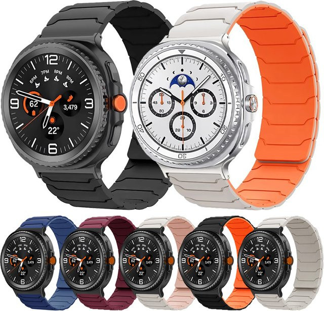 Samsung Uhrenarmband Silikon, Sportarmband, Unisex - Bild 1