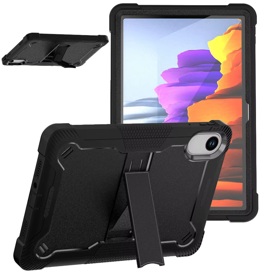Stoßfeste Schutzhülle für Xiaomi Redmi Pad 2 11 Zoll 2025 mit Ständer in Schwarz - Bild 3