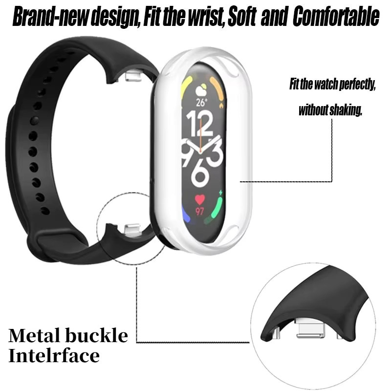 Xiaomi Hülle und Silikonband-Set, Midnight Blue, Unisex - Bild 2