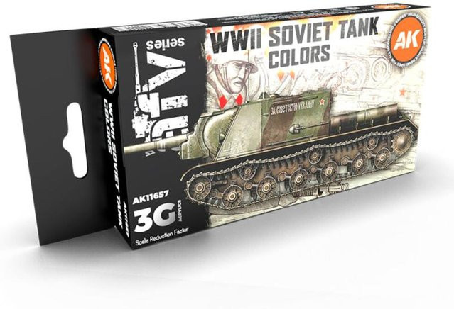 AK Interactive Soviet Camouflages 3G, Fahrzeuge, Grün - Bild 1