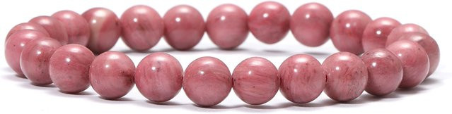 SANSWL Armband, Rhodochrosit-Steinperlen, 8 mm, Bunt - Bild 1
