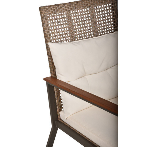 Garden Pleasure Gartenmöbel Set Sinaloa aus Teak und Metall, 2-teilig, braun - Bild 2