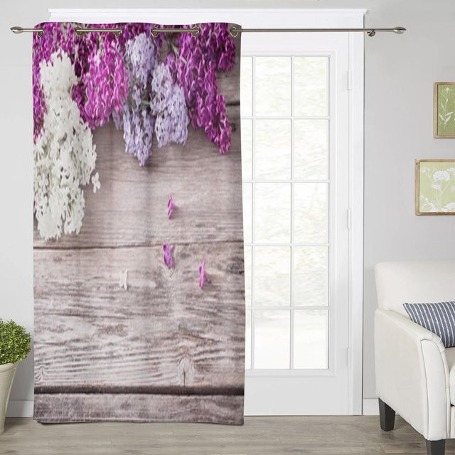 Super Six Vorhang mit Meeresleben-Korallen-Motiv in Weiß, halbtransparent, B: 135 cm, H: 60 cm - Bild 1