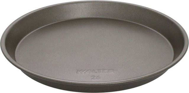 Schneider Walter Pizzablech aus Keramik, rund, grau, Durchmesser: 26 cm, 1,1 l - Bild 1
