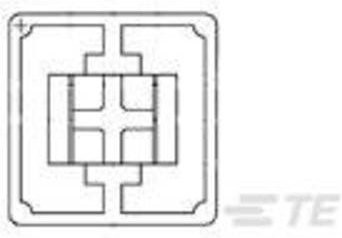 TE Connectivity Tastkappe 1571384-4 in Schwarz - Bild 1