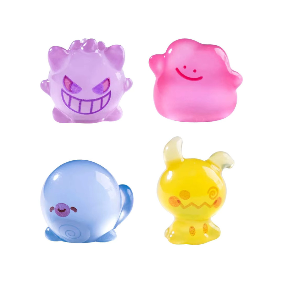 Bandai Pokémon Anime-Figuren, 6-teiliges Set, leuchtende Ornamente - Bild 2
