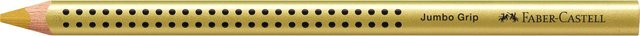 Faber Castell Jumbo Grip Farbstift in Gold aus Holz für Kinder - Bild 1