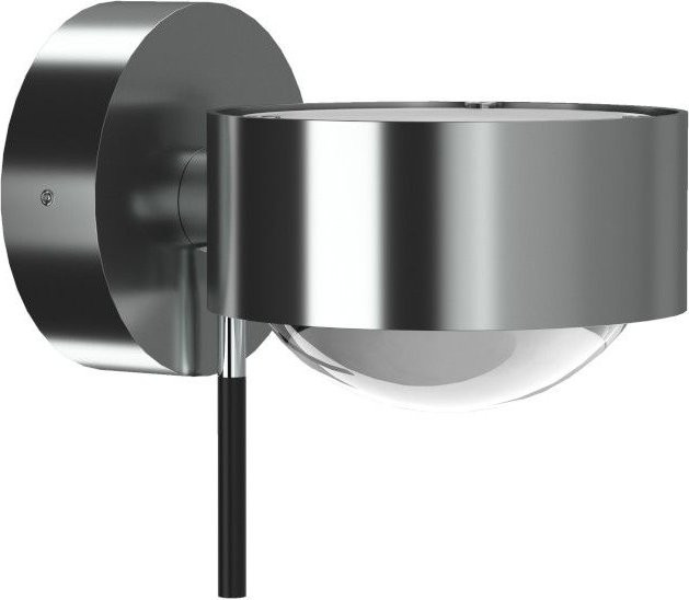 Top Light Puk Mini Wall Wandleuchte in Chrom matt mit klarem Glas für G9 Halogenlampen - Bild 1