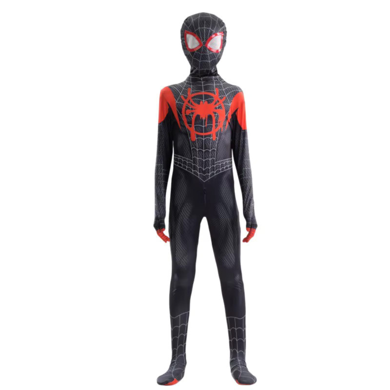 Hot Toys Miles Morales Ganzkörperanzug Cosplay-Kostüm, Schwarz, ab 14 Jahren - Bild 3
