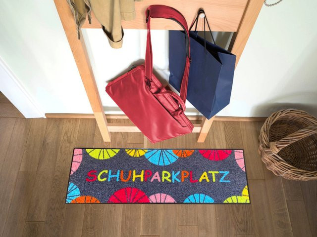Salonloewe Fußmatte anthrazit multicolor rutschhemmend und UV-beständig - Bild 1