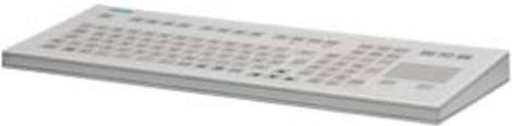 Siemens PS2 Membran-Tastatur in Weiß mit deutschem QWERTZ-Layout (6GF6710-2BC) - Bild 1