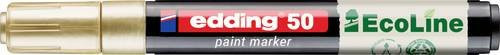 Edding 50 EcoLine Permanent Lackmarker Gold mit 2 mm und 3 mm Spitze aus recycelten Kunststoffen - Bild 1