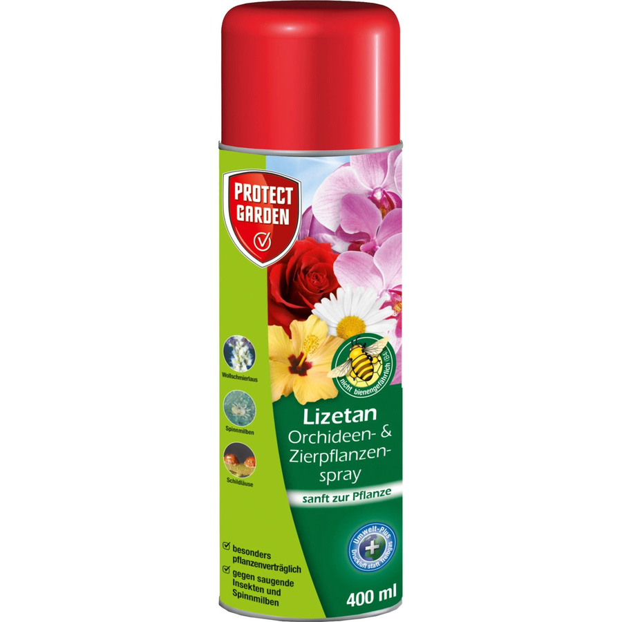 Protect Garden Lizetan Biologisches Orchideen- und Zierpflanzenspray mit Rapsöl, 400 ml - Bild 2