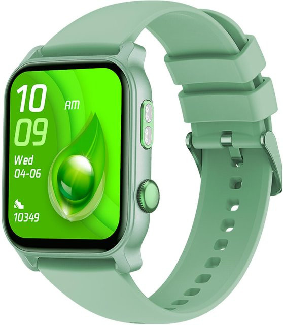 OTLBT Smartwatch mit Bluetooth-Anrufen, IP68 wasserdicht, Multisport, Herzfrequenz, Blutsauerstoff und Schlafmonitor in Grün - Bild 1
