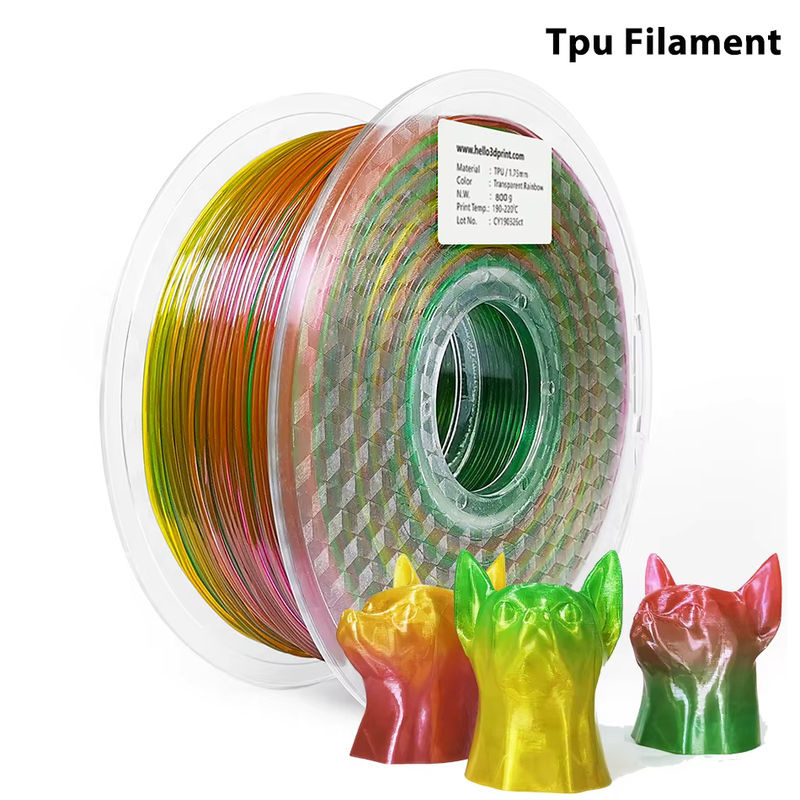 FlexMaterials Rainbow TPU Flexibles Filament Multicolour 1,75 mm für FDM 3D-Drucker - Bild 6