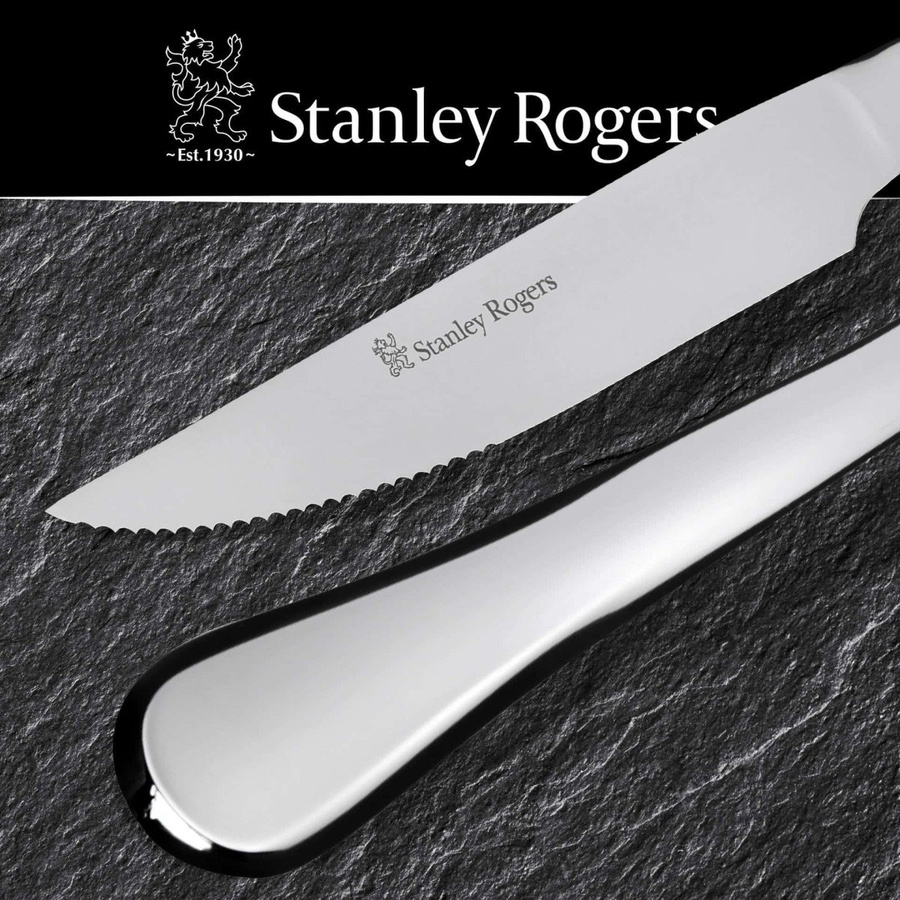 Stanley Rogers Steakmesser-Set Chelsea, 4-teilig, Edelstahl, Farbe: Silber, Klingenlänge: 12,5 cm - Bild 2