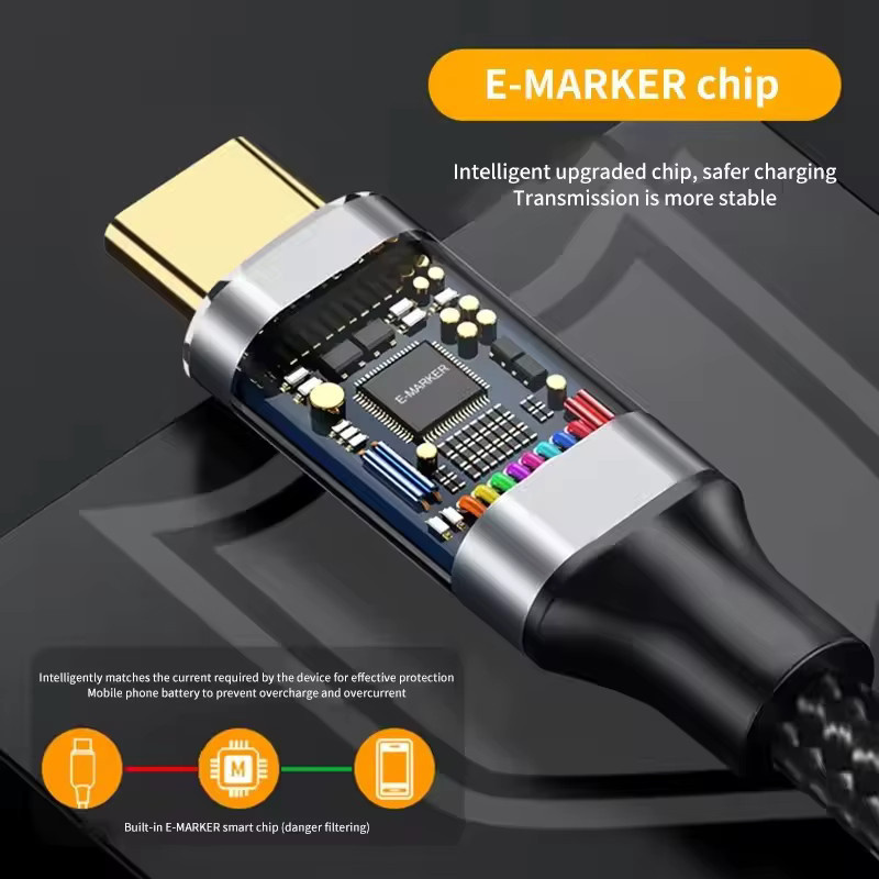 OUIO USB Typ-C zu Micro-B Datenkabel USB 3.0 5Gbps in Silber für externe Festplatten und SSDs - Bild 4
